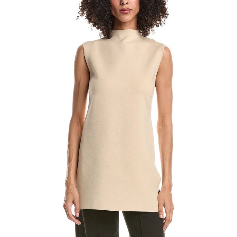 Lafayette 148 New York Womens Petite Side Slit Knit Tunic